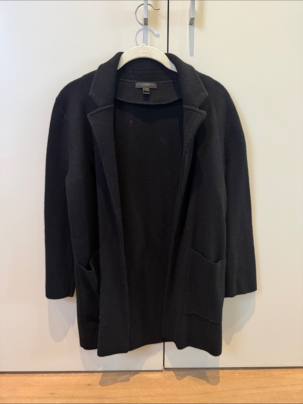 Black J Crew Cardigan Blazer